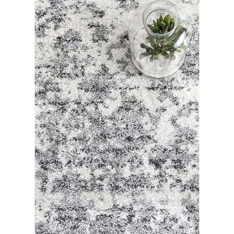 Kirklands Home Area Rugs|Silver Deena Abstract Area Rug, 5x8