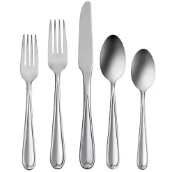 Kirklands Home Flatware & Cutlery|Silver Dylan 20-pc. Everyday Flatware Set
