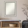 Kirklands Home Decorative Mirrors|Silver Embossed Frame Wall Mirror