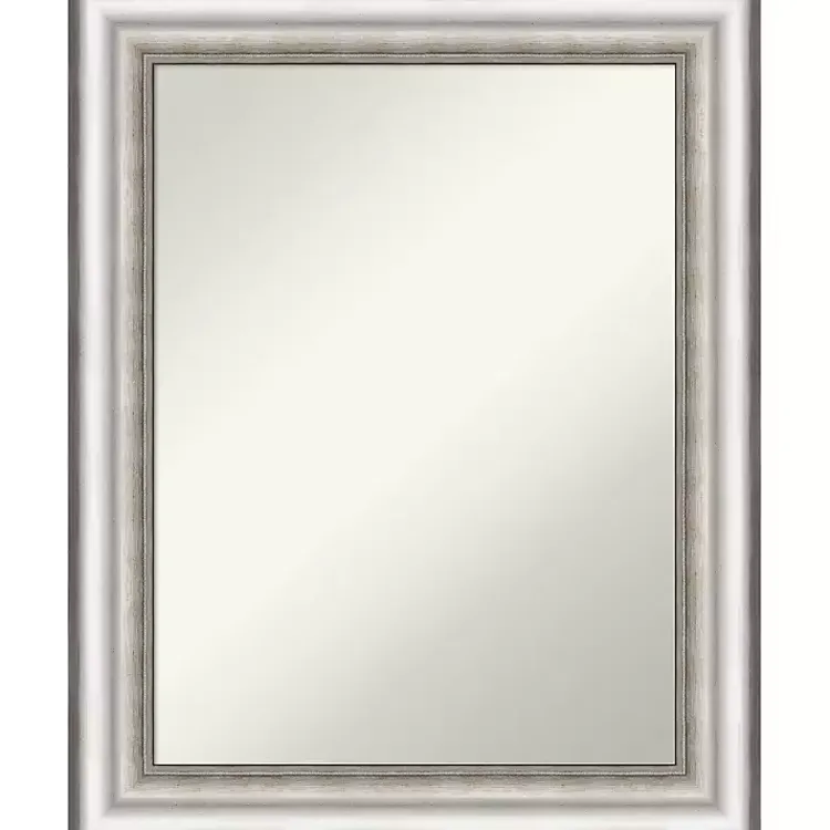 Kirklands Home Decorative Mirrors|Silver Embossed Frame Wall Mirror