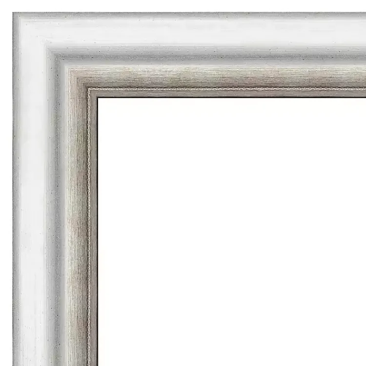Kirklands Home Decorative Mirrors|Silver Embossed Frame Wall Mirror
