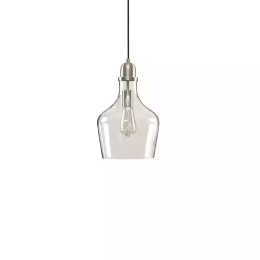 Kirklands Home Chandeliers & Pendant Lighting|Glass Avalon Pendant Light Silver