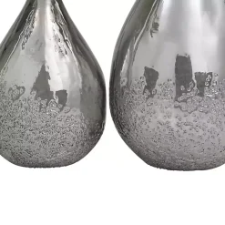Discount Glass Teardrop Textured Vases, Set of 2 Vases