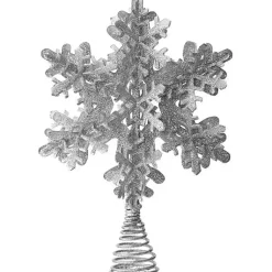 New Glitter Snowflake Tree Topper Christmas Tree Decorations