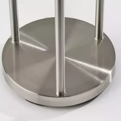 Kirklands Home Floor Lamps|Silver Globe 3-Light Shelf Floor Lamp