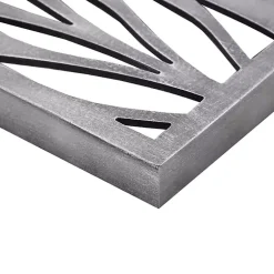 Kirklands Home Wall Plaques|Silver Madison Park Florian Wall Plaques, Set of 2 Gray