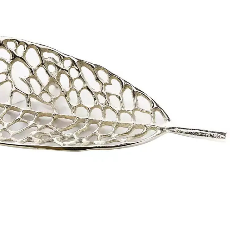 Sale Metal Leaf Trays, Set of 2 Decorative Trays