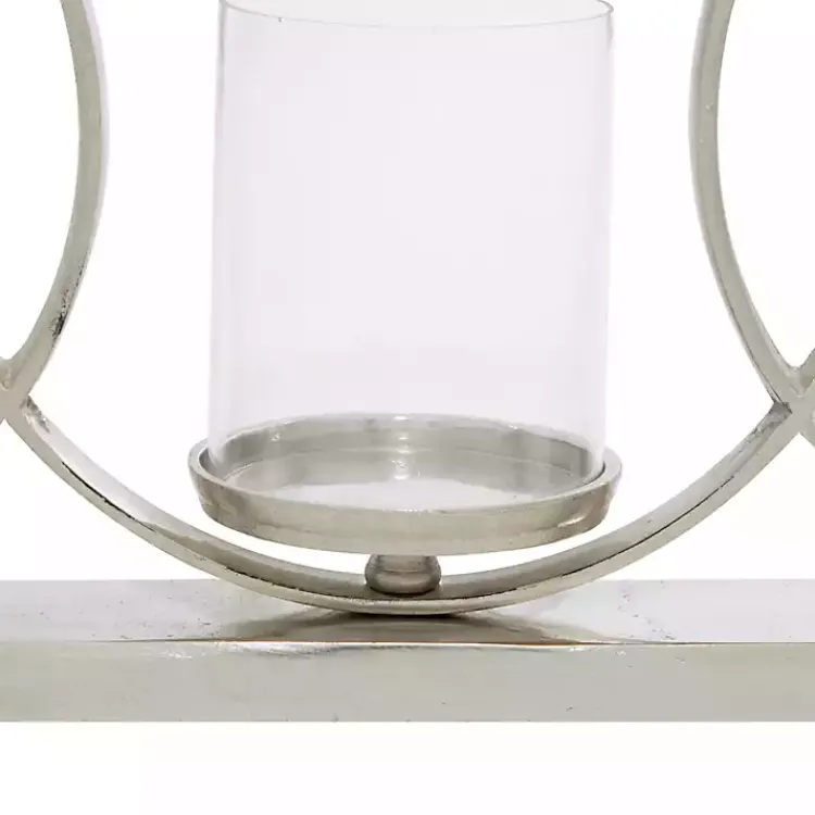 Clearance Overlapping Halo Hurricane Candle Runner Candle Holders