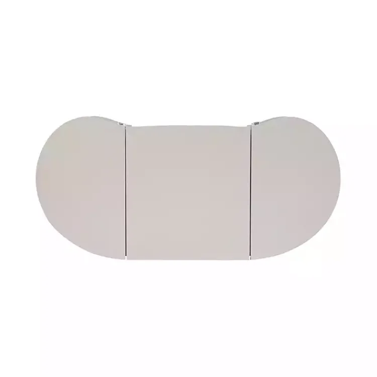 Kirklands Home Dressers & Chests|Silver Paloma Flip-Top 2-pc. Vanity Set Gray