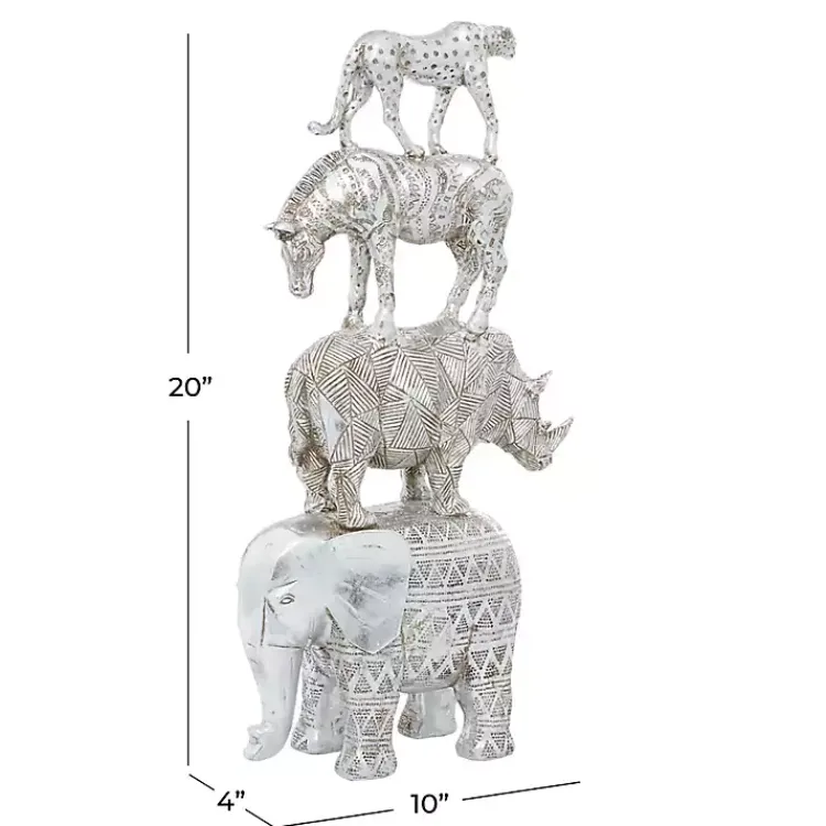 Best Resin Stacked Animals Sculpture Statues & Figurines