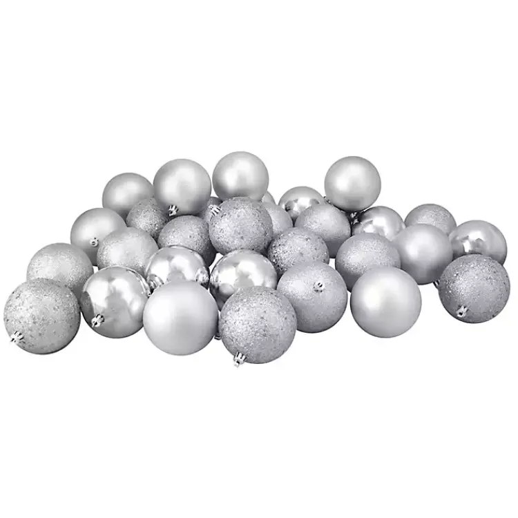 Discount Shatterproof Ball Ornaments, Set of 32 Christmas Ornaments