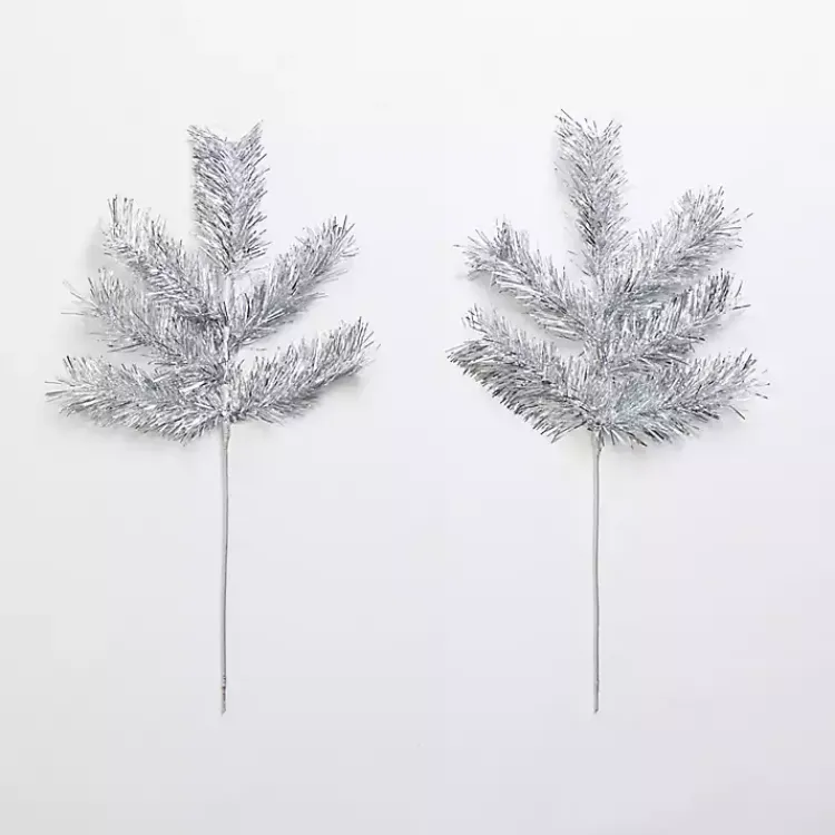 Best Tinsel Picks, Set of 2 Christmas Tree Decorations