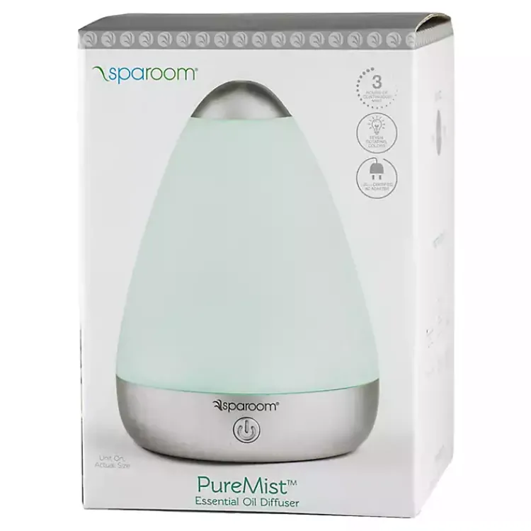 Discount Silver Ultrasonic Essential Oil Diffuser Home Fragrance