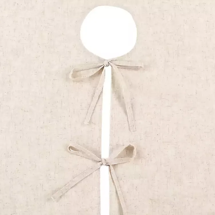 Clearance Simple Beige Linen Blend Tree Skirt, 72 in. Christmas Tree Skirts & Collars