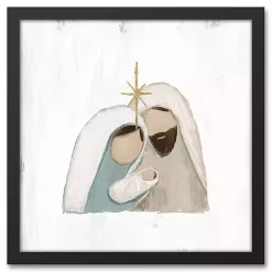 Discount Simple Nativity Christmas Framed Wall Plaque Christmas Art & Wall Decor