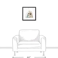 Discount Simple Nativity Christmas Framed Wall Plaque Christmas Art & Wall Decor