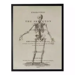 Discount Skeleton Framed Halloween Wall Art Halloween