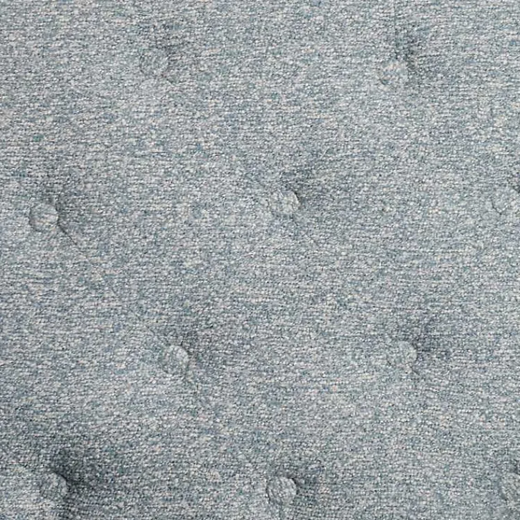 Kirklands Home Accent Chairs|Sky Boucle Tufted Chair & Ottoman Set Blue