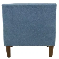 Kirklands Home Accent Chairs|Sky Upholstered Shea Accent Chair Blue