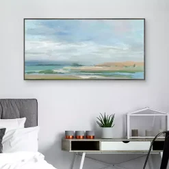 Kirklands Home Canvas Art|Sky From The Bay Framed Canvas Art Print Multi
