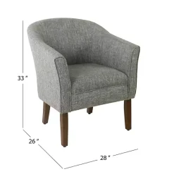 Kirklands Home Accent Chairs|Slate Accent Chair Gray