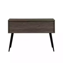 Kirklands Home Console Tables|Slate 2-Drawer Henry Console Table Gray