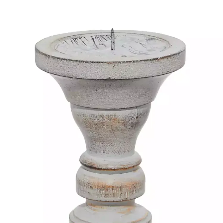 Sale Slate Rustic Mango Wood 3-pc. Candle Holder Set Candle Holders