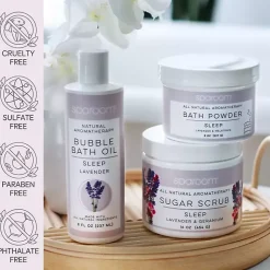 Kirklands Home Bathroom Accessories|Sleep Bath Bundle Gift Set Purple