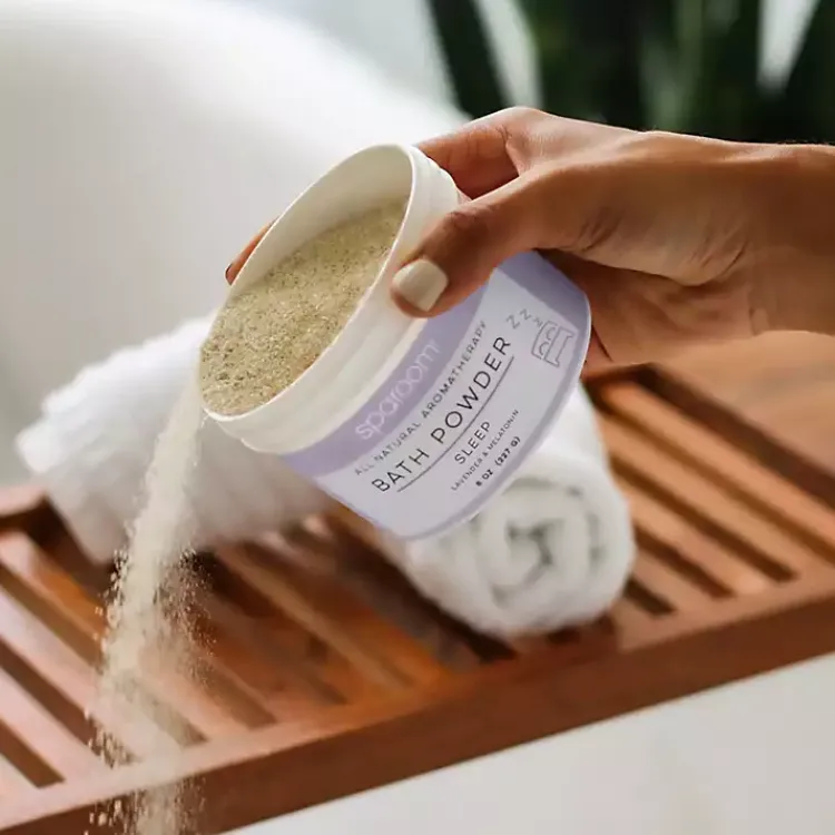 Kirklands Home Bathroom Accessories|Sleep Bath Bundle Gift Set Purple