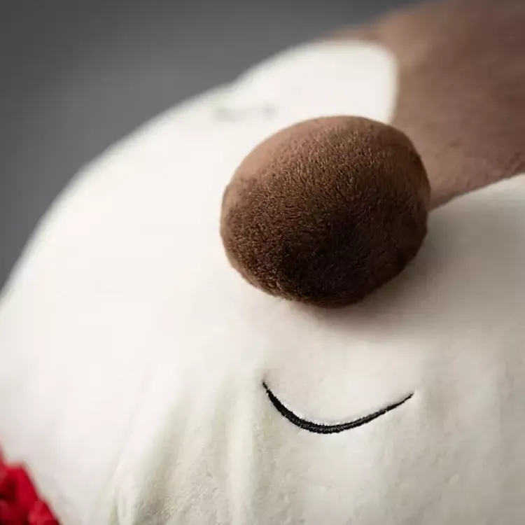 Sleepy Reindeer Plush Christmas Pillow Christmas Pillows