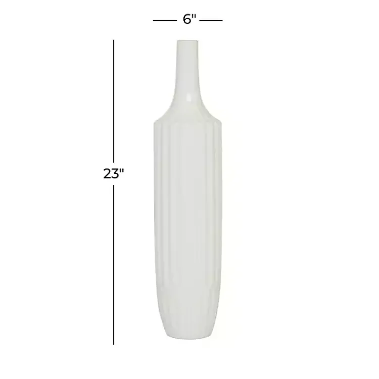 New Slender Curtain Ribbed Vase Vases