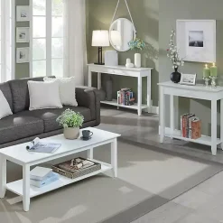 Kirklands Home Console Tables|Slim Single Drawer Console Table White