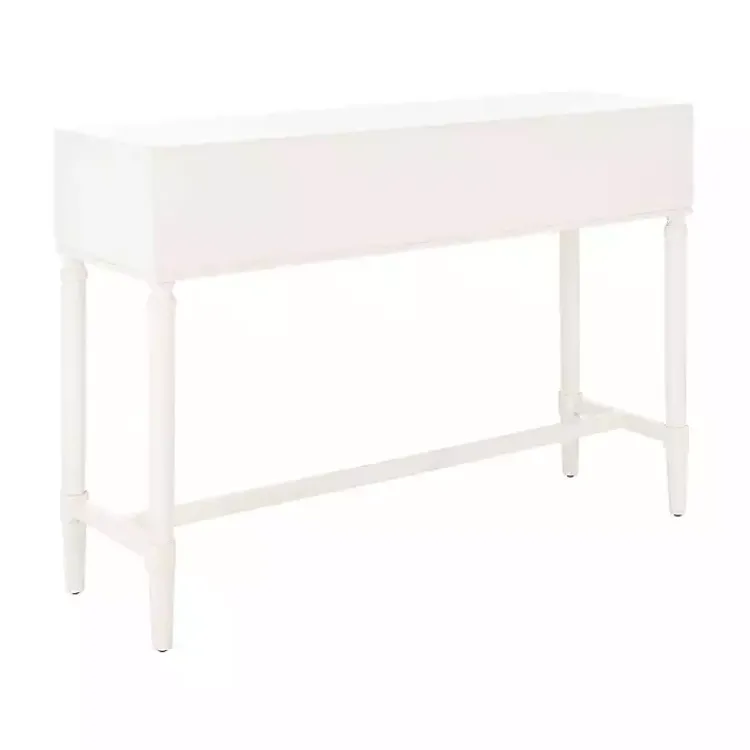 Kirklands Home Entryway Furniture|Sloane Four-Drawer Console Table White