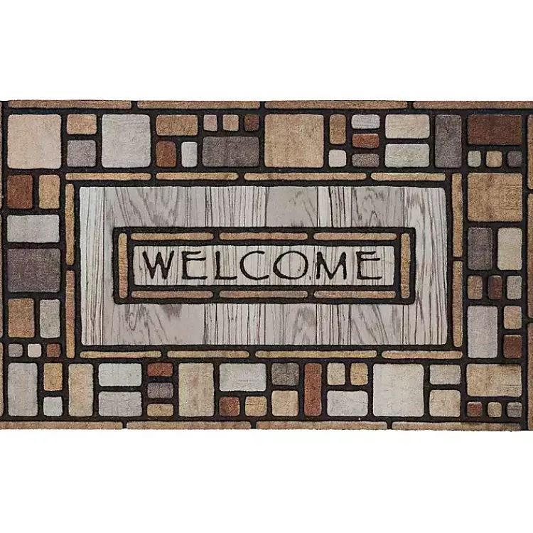 Kirklands Home Doormats|Small Drifted Nature Welcome Doormat