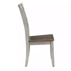 Kirklands Home Dining Sets|Smoked Alabaster and Honey Wood 7-pc. Dining Set