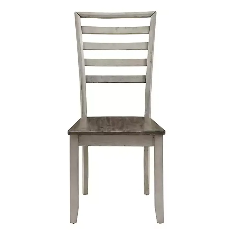 Kirklands Home Dining Chairs|Smoked Honey and Alabaster Dining Chairs, Set of 2