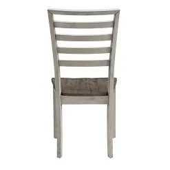Kirklands Home Dining Chairs|Smoked Honey and Alabaster Dining Chairs, Set of 2