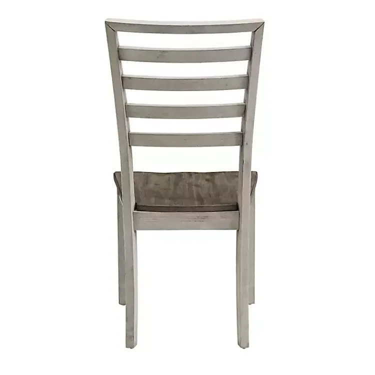 Kirklands Home Dining Chairs|Smoked Honey and Alabaster Dining Chairs, Set of 2