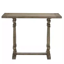 Kirklands Home Dining Tables|Smokey Oak Wood Chandler Counter Height Table