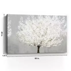 Kirklands Home Canvas Art|Snow Kissed Blossoms Giclee Canvas Art Print