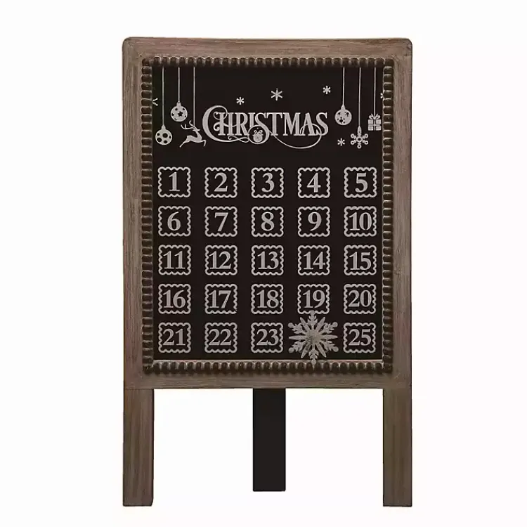 Best Snowflake Chalkboard Easel Christmas Countdown Christmas Decorations