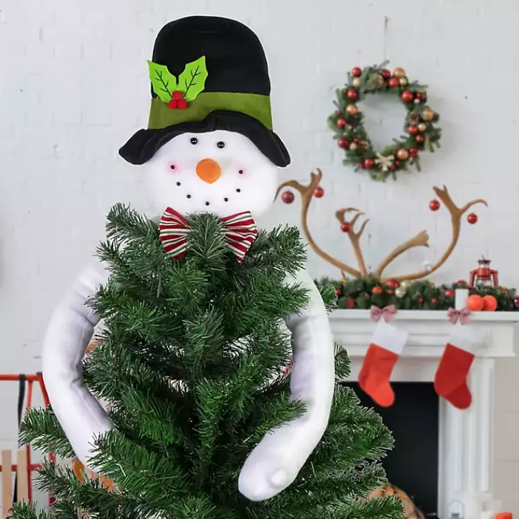 New Snowman Plush Christmas Tree Topper Christmas Tree Decorations