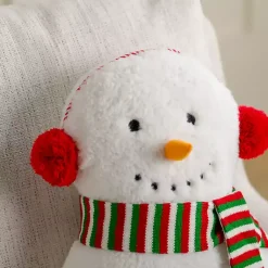 Outlet Snowman Shaped Holiday Pillow Pillows