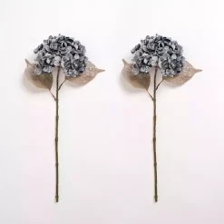 Online Snowy Hydrangea Stems, Set of 2 Stems & Bouquets