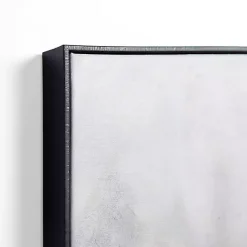 Kirklands Home Canvas Art|Snowy Country Drive Framed Canvas Art Print White