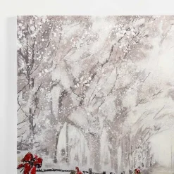 Snowy Drive Canvas Art Print Christmas Art & Wall Decor