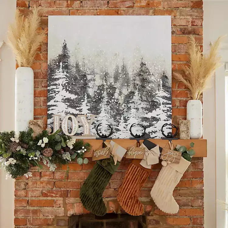 New Snowy Forest Canvas Art Print Christmas Art & Wall Decor