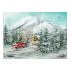 New Snowy Landscape Canvas Art Print Christmas Art & Wall Decor