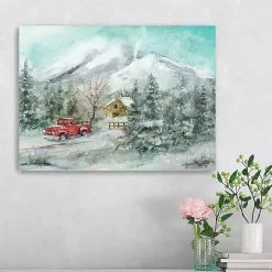 New Snowy Landscape Canvas Art Print Christmas Art & Wall Decor