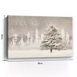 Best Snowy O Holy Night Canvas Art Print Christmas Art & Wall Decor